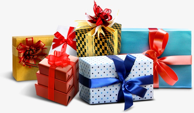 Những hộp quà sặc sỡ vui tươi Những hộp quà sặc sỡ vui tươi