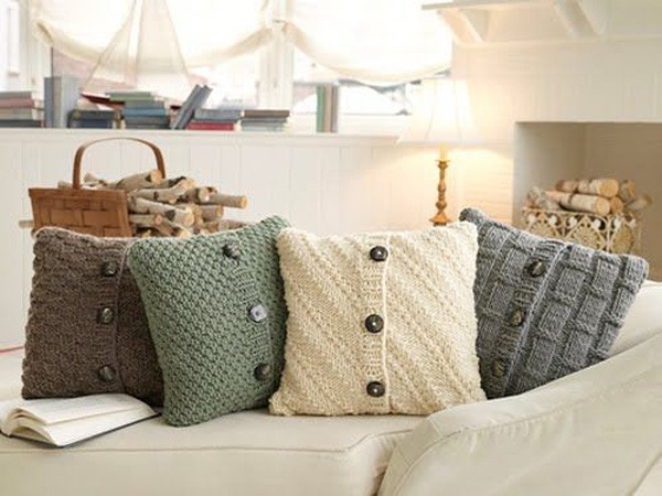 Gối handmade đơn giản, thanh lịch Gối handmade đơn giản, thanh lịch