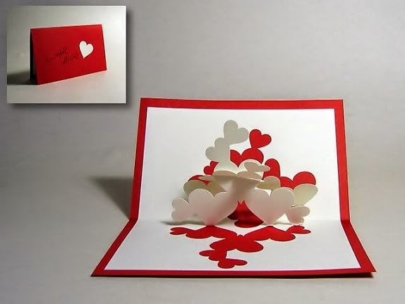Thiệp valentine độc đáo Thiệp valentine độc đáo