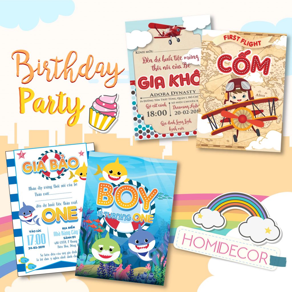 Tổng hợp những mẫu thiệp sinh nhật một tuổi cho bé siêu dễ thương 