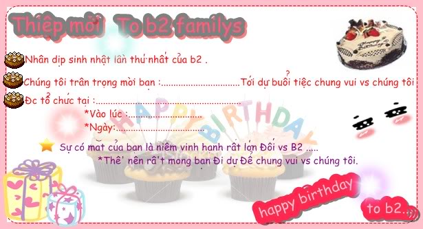 Mẫu thiệp sinh nhật độc đáo và dễ thương Mẫu thiệp sinh nhật độc đáo và dễ thương