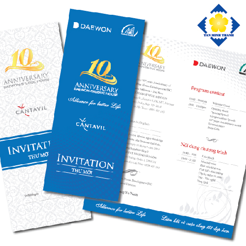 Mẫu thiệp mời sự kiện sang trọng và đẳng cấp
