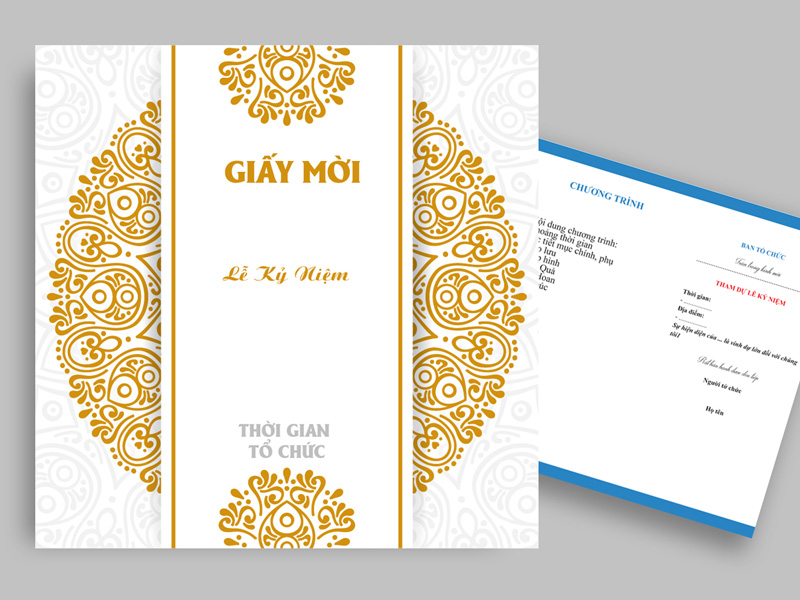 Mẫu thiệp mời sự kiện sang trọng và đẳng cấp Mẫu thiệp mời sự kiện sang trọng và đẳng cấp