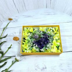 Hộp quà valentine xếp hoa trái tim đẹp HQ15 – Kích thước 23x17x7