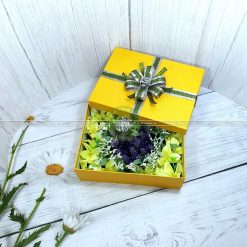Hộp quà valentine xếp hoa trái tim đẹp HQ15 – Kích thước 23x17x7
