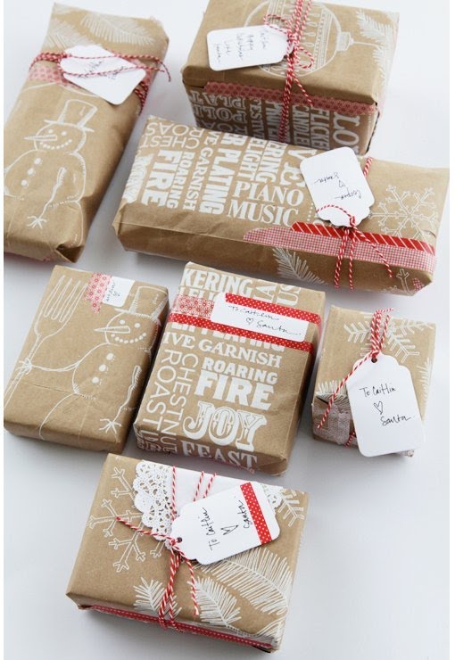 Gợi ý sử dụng giấy nâu gói quà cho những cô nàng thích sự đơn giản