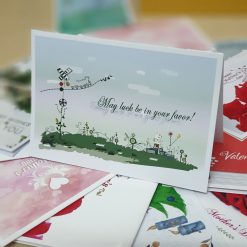 TM11 – Thiệp Mừng May Luck Be In Your Favor