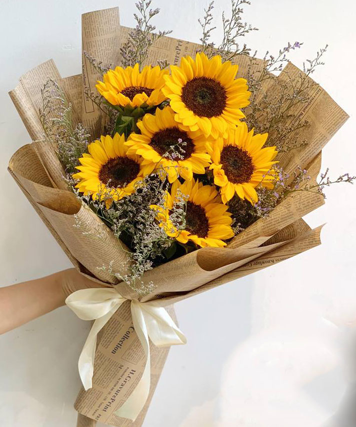 Giấy gói hoa vintage