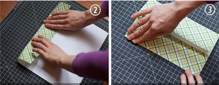 Bước 1: Gấp nếp túi giấy Bước 1: Gấp nếp túi giấy