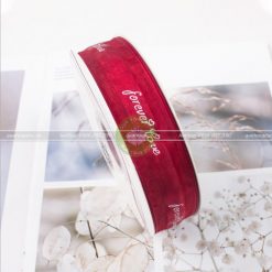 Ruy băng lụa voan 2,5cm Forever Love – RB33