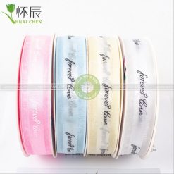 Ruy băng lụa voan 2,5cm Forever Love – RB33