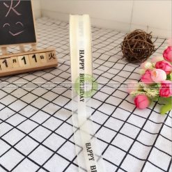 Ruy băng Happy Birthday voan pha lụa 2,5cm – RB32