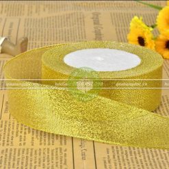 Ruy băng nhũ kim tuyến 1cm, 2cm, 3cm, 4cm, 5cm