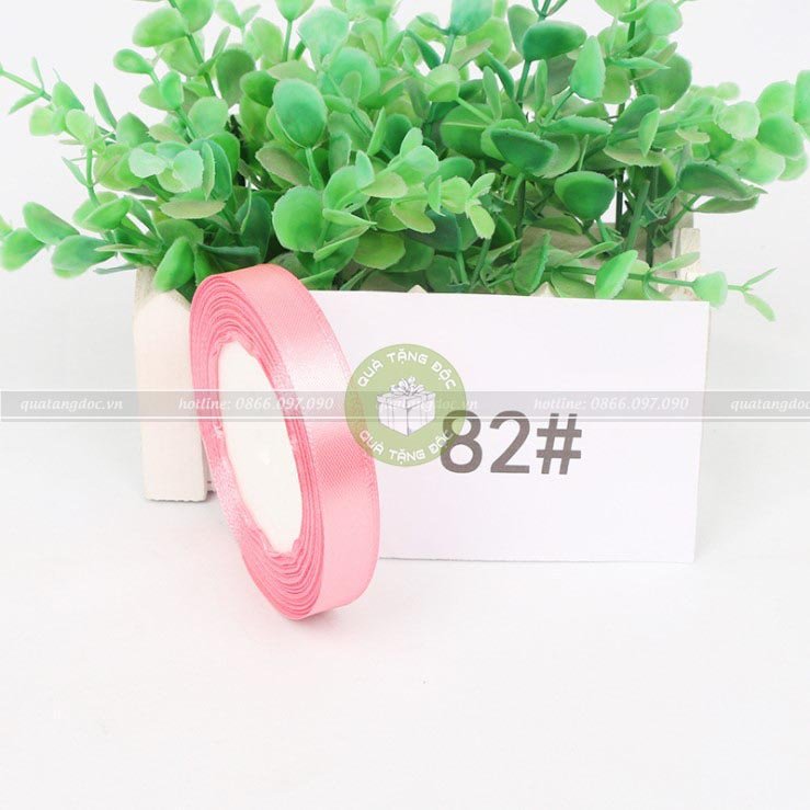  Ruy băng lụa bản 1cm, 2cm, 4cm trơn