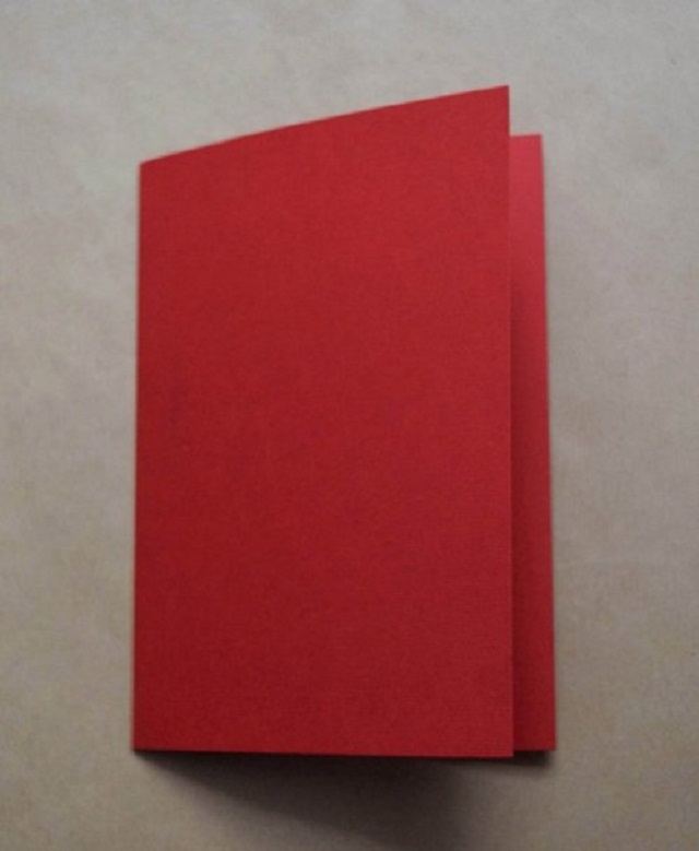 Làm thiệp giáng sinh 3D - Bước 1