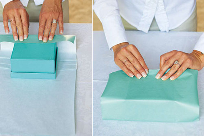 Bước 2: Gói hộp quà