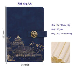 Set quà tặng Sổ da và Bút kèm ngòi thay thế (SQ-SB)