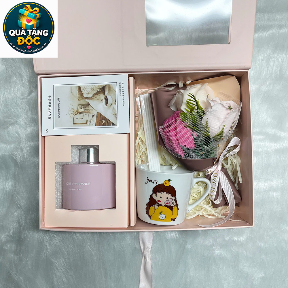 Set quà Tinh dầu thơm và Hoa - Ảnh 5