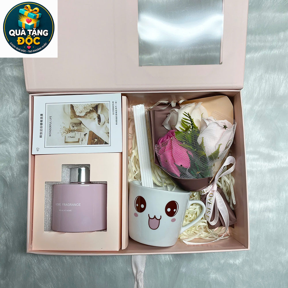Set quà Tinh dầu thơm và Hoa - Ảnh 6
