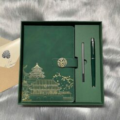 Set quà tặng Sổ da và Bút kèm ngòi thay thế (SQ-SB)