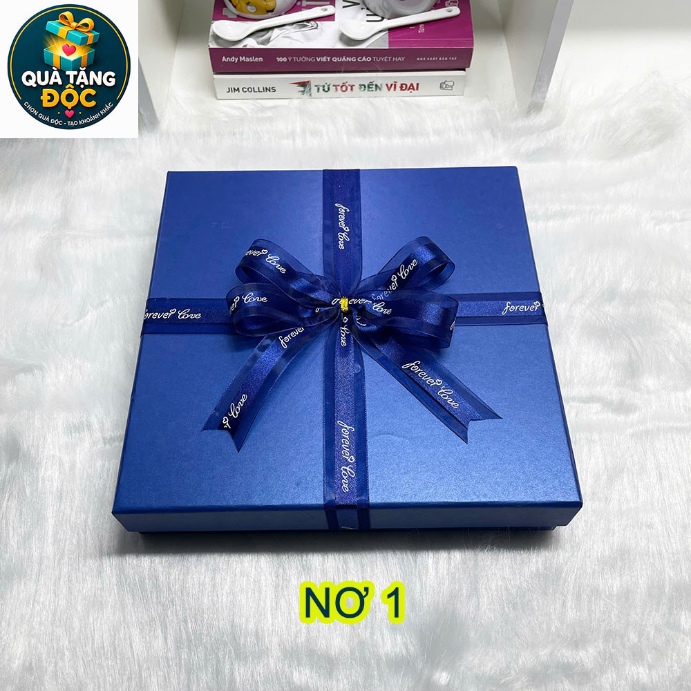 Bộ hộp đựng quà tặng túi xách đa năng với khay tháo rời - KT 23x23x4,5cm - Ảnh 2