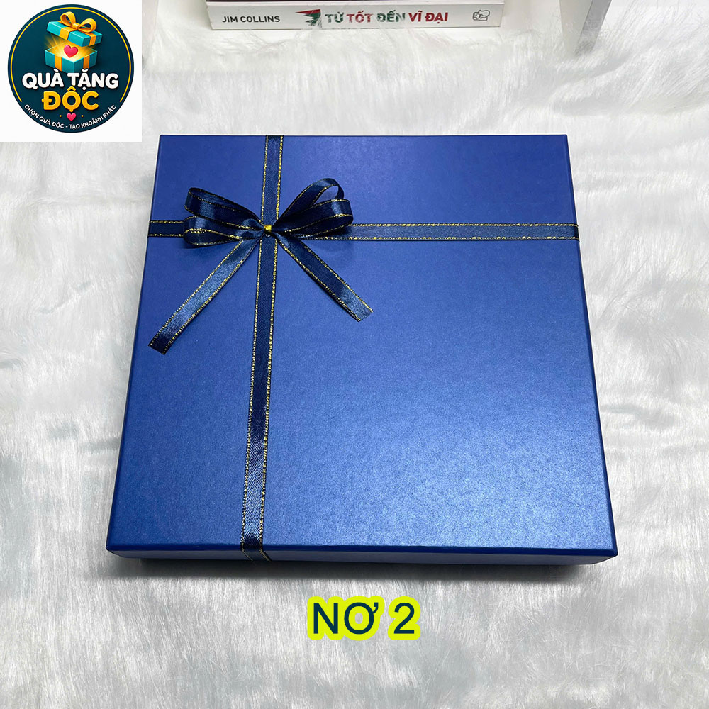 Bộ hộp đựng quà tặng túi xách đa năng với khay tháo rời - KT 23x23x4,5cm - Ảnh 3