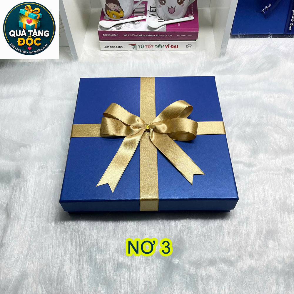 Bộ hộp đựng quà tặng túi xách đa năng với khay tháo rời - KT 23x23x4,5cm - Ảnh 4